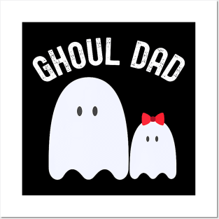 Ghoul Dad Halloween Father Daddy Ghost Trick Or Treating Posters and Art